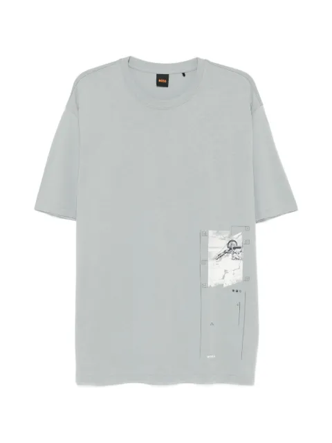 BOSS camiseta con estampado gráfico