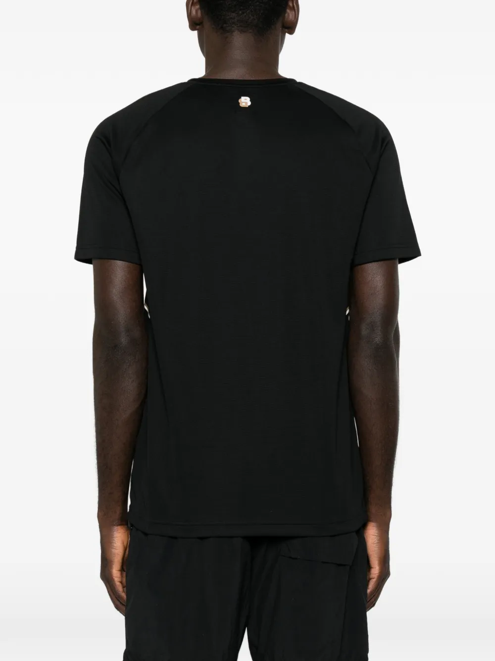 BOSS T-shirt met logoprint Zwart