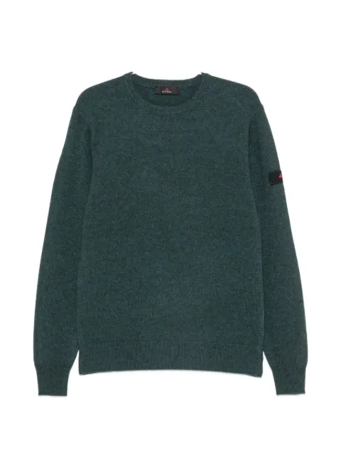 Peuterey logo-patch crew-neck sweater