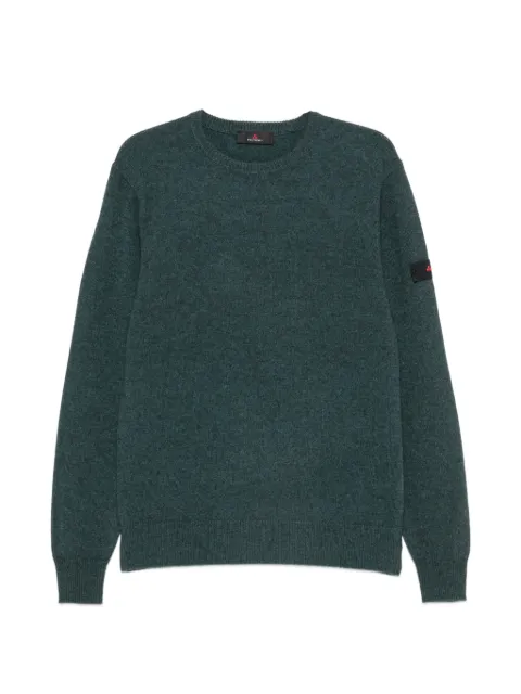 Peuterey logo-patch crew-neck sweater