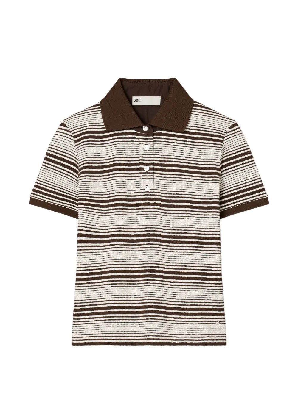 Tory Burch Little Grumps cotton polo - Toni neutri