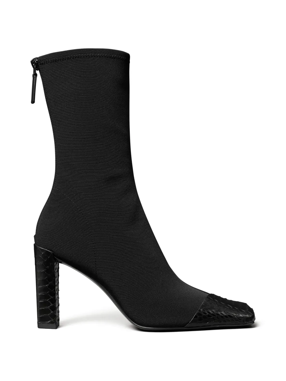 Tory Burch asymmetric cap-toe boots - Schwarz