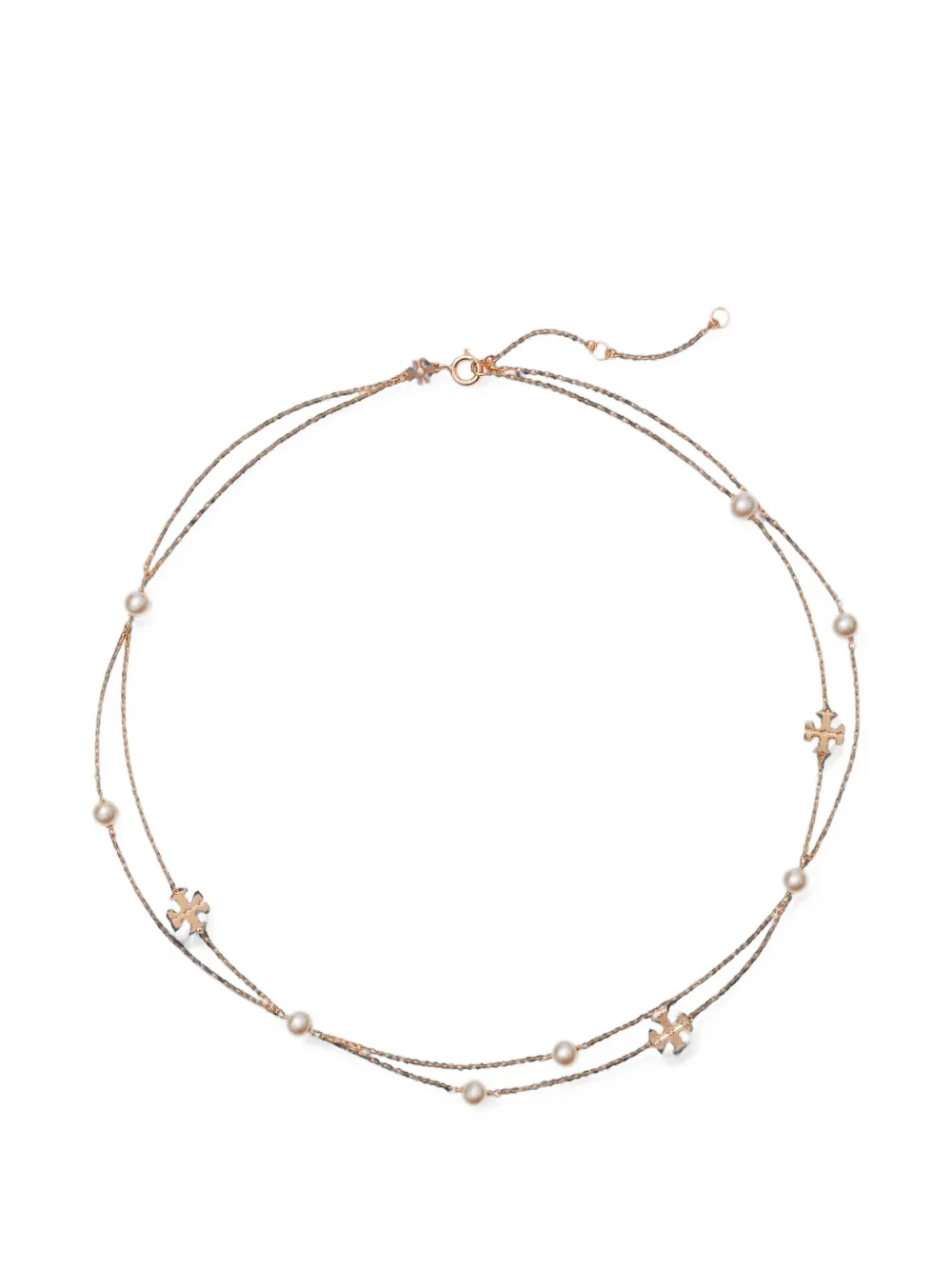 Tory Burch Moondance layered pearl necklace · OS