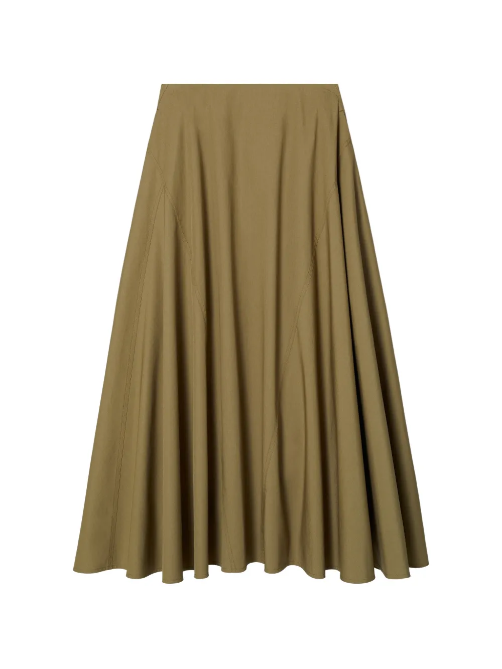 Tory Burch cotton poplin skirt - Grün