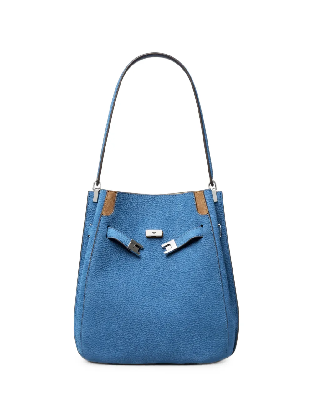 Tory Burch Lee Radziwill nubuck bucket bag - Blu
