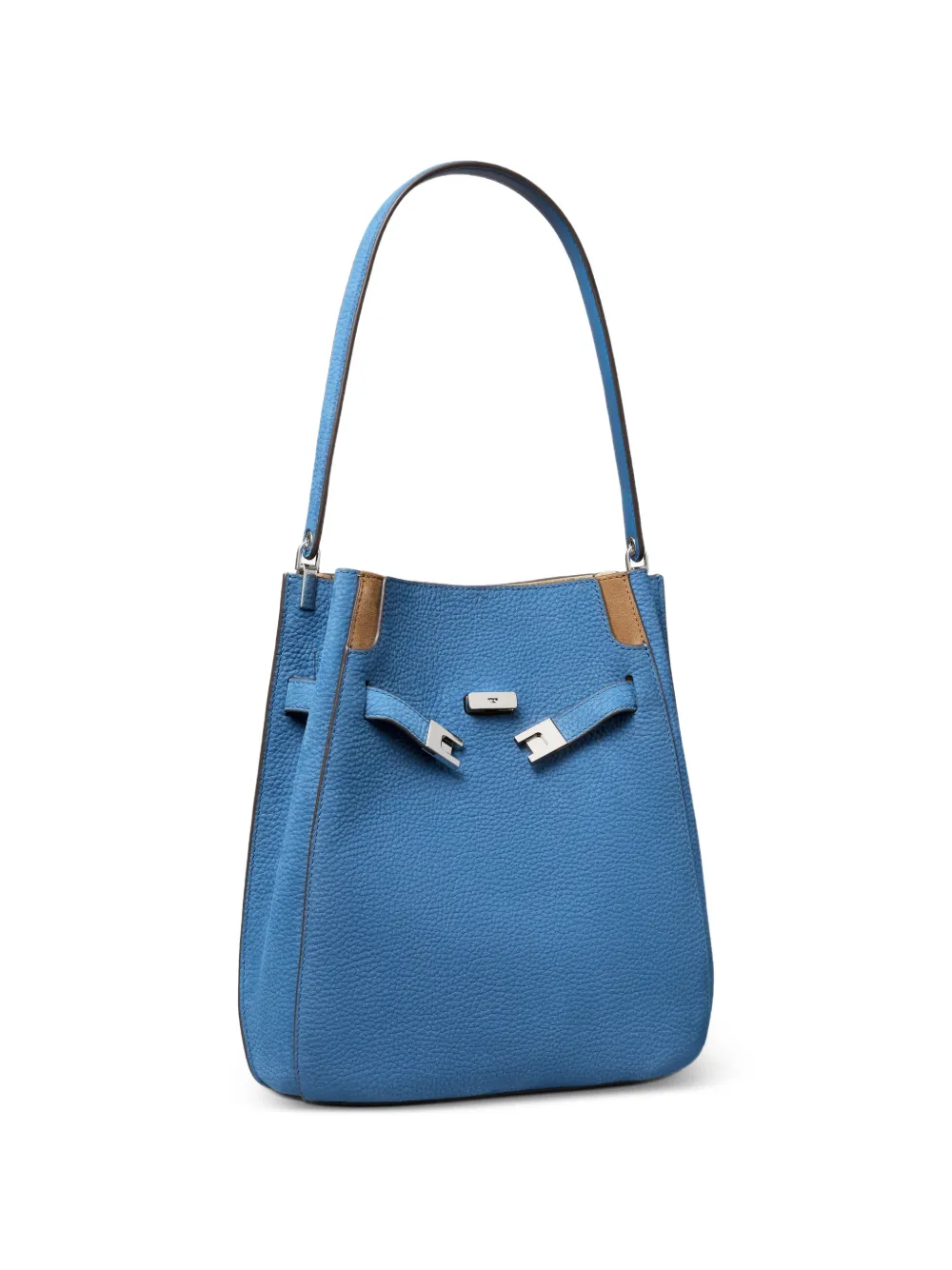 Tory Burch Lee Radziwill nubuck bucket-tas Blauw