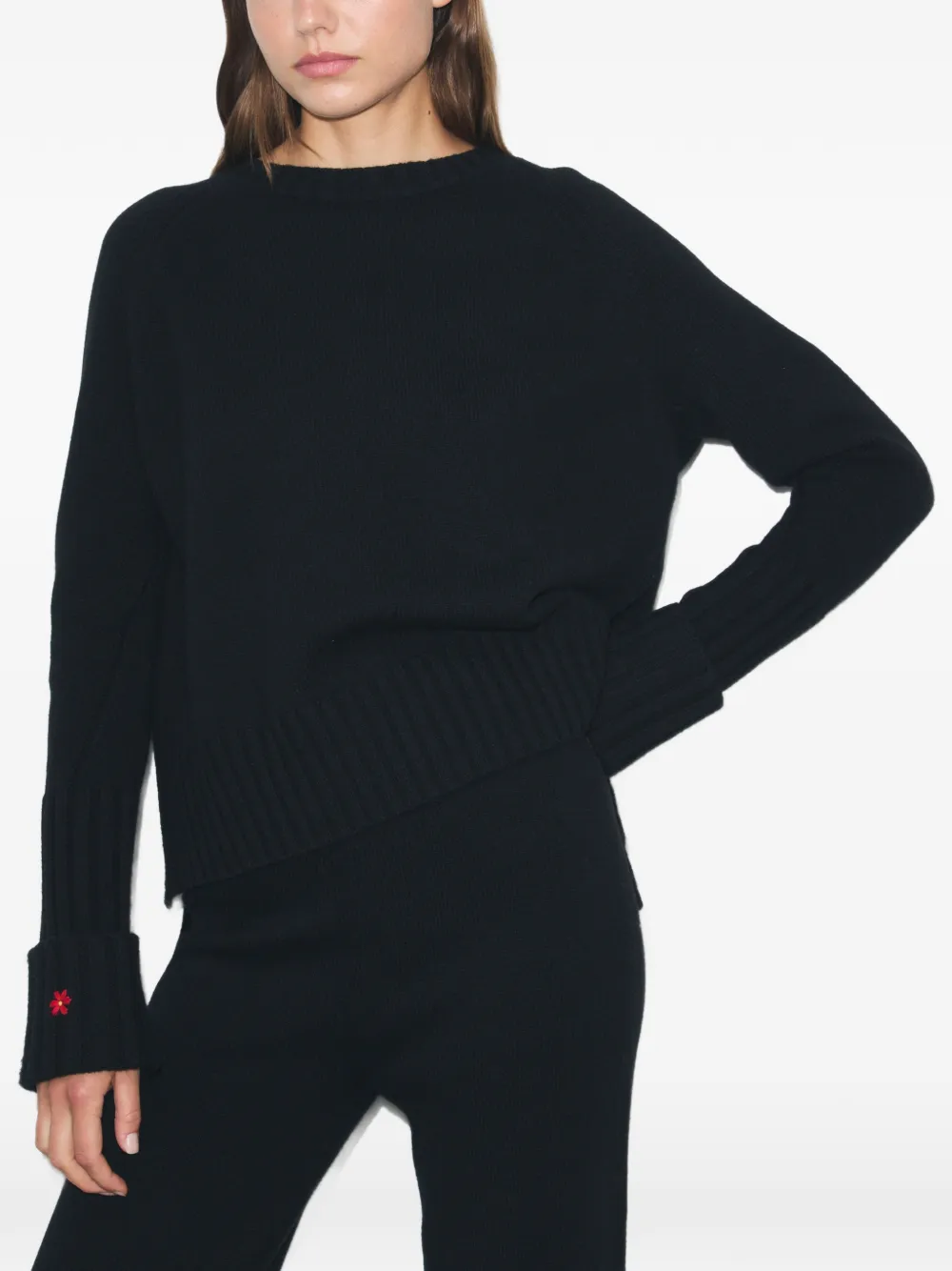 Tory Burch merino wool sweater - Nero