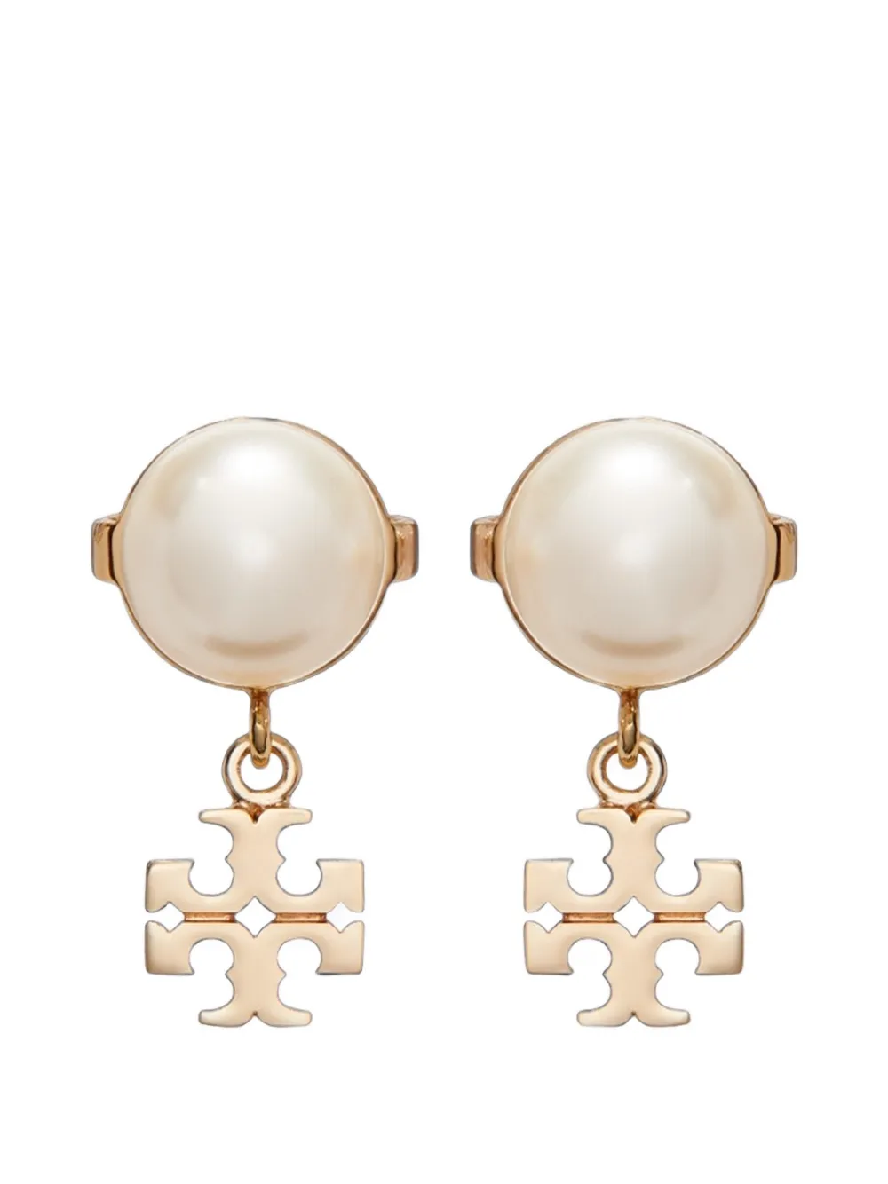 Tory Burch small Moondance stud earrings - Oro