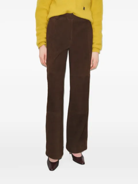 Tory Burch relaxed-fit suede pants