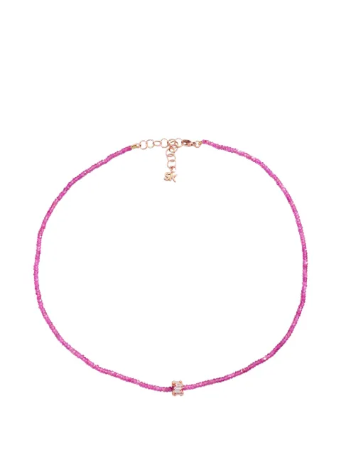 Suzanne Kalan Infinite spinel and diamond necklace