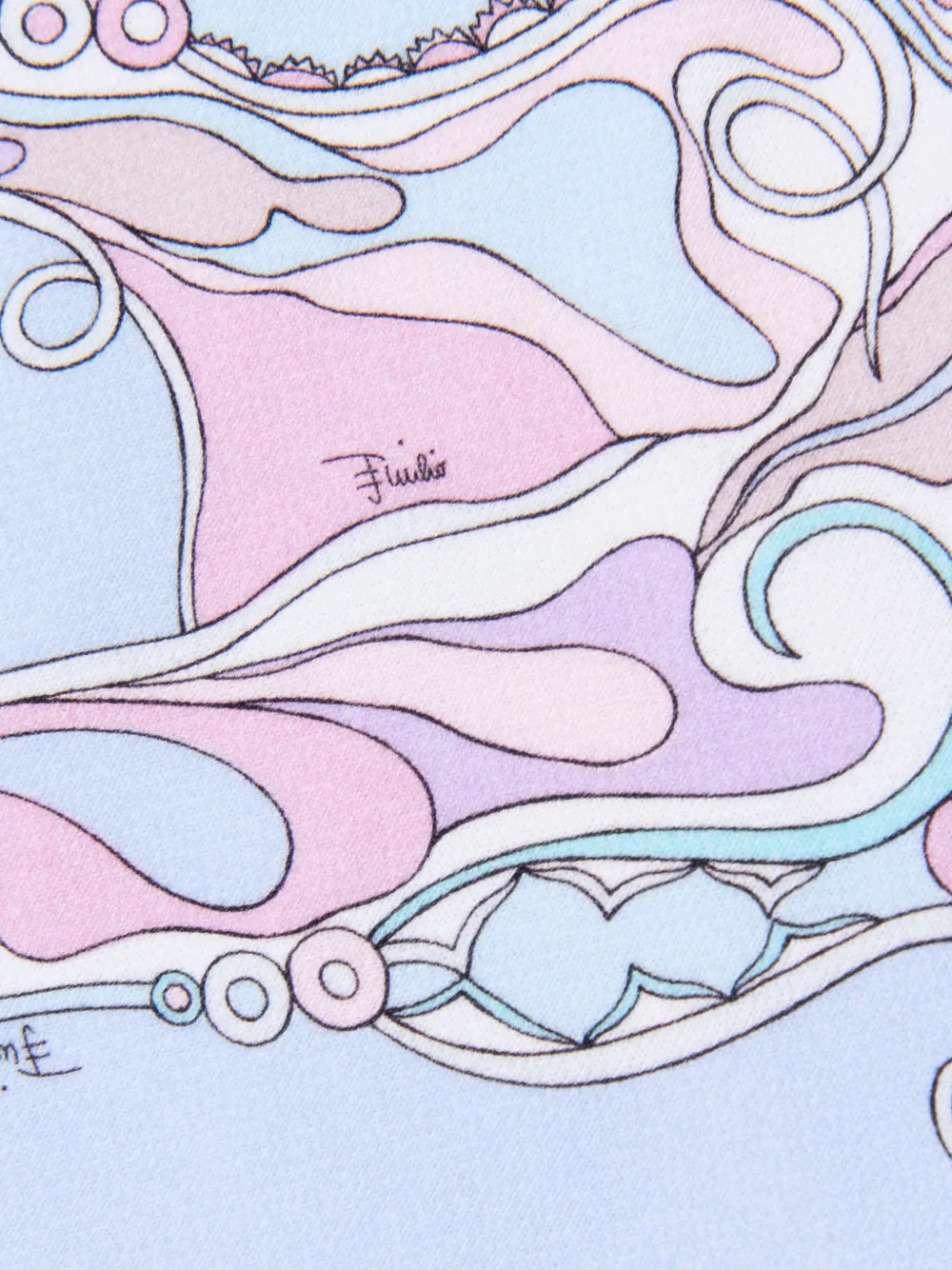 PUCCI Junior Trui met Iride-print Roze