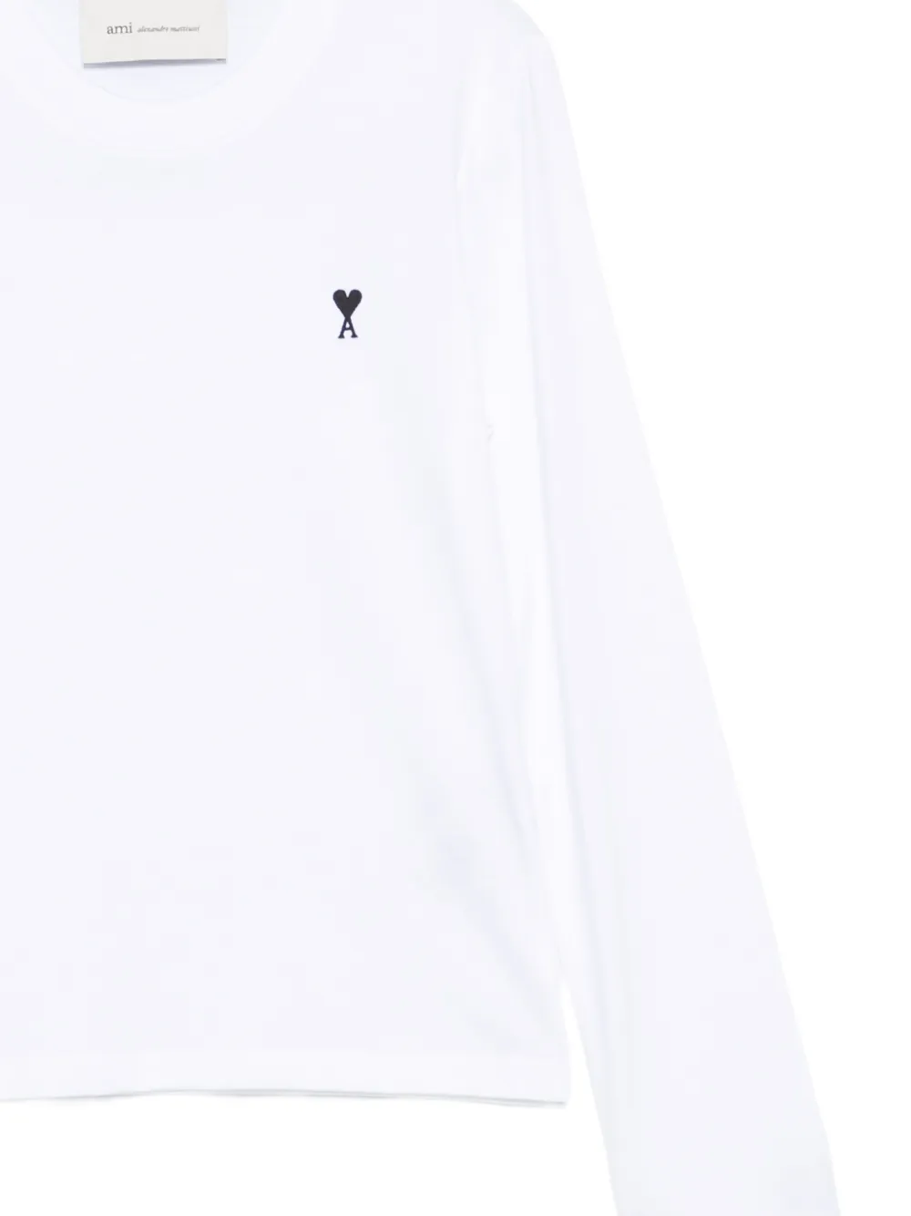 AMI Paris T-shirt met logo Wit