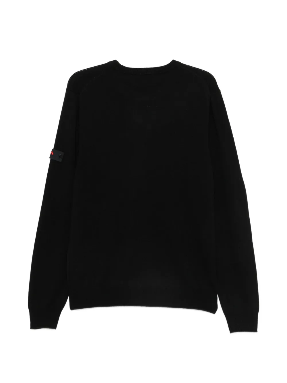 Peuterey New Marlon nc trui met ronde hals en logopatch Zwart
