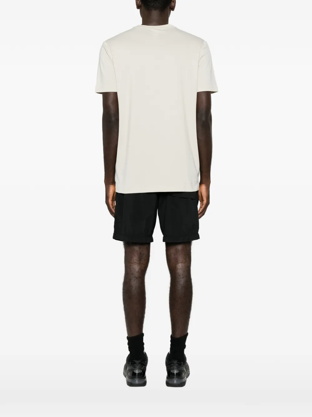BOSS T-shirt met logoprint Beige