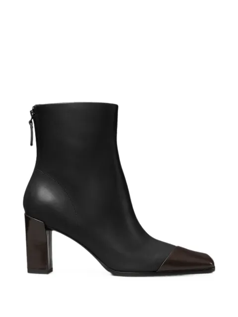 Tory Burch asymmetric cap-toe ankle boots