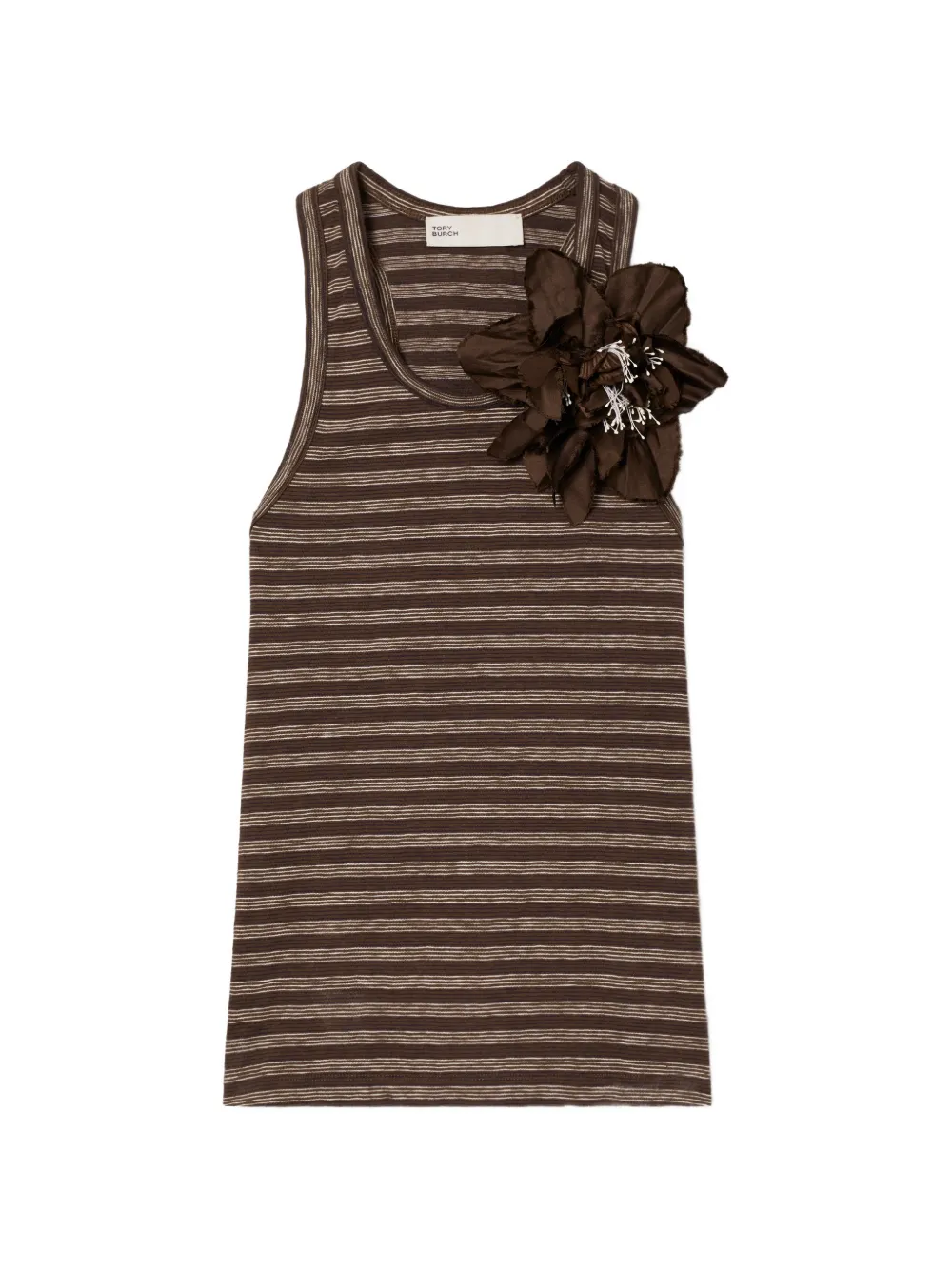 Tory Burch racerback tank - Marrone