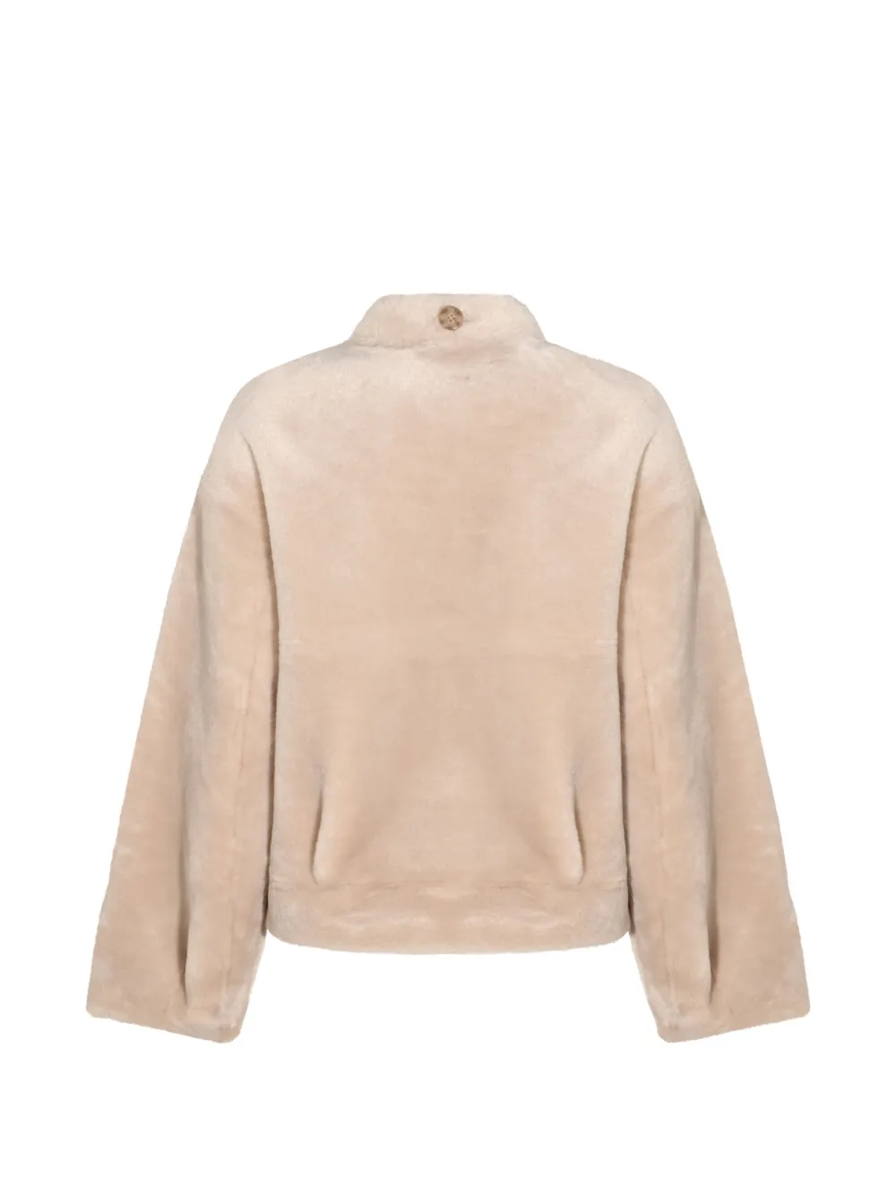 Urbancode Jas met franje en sjaal Beige