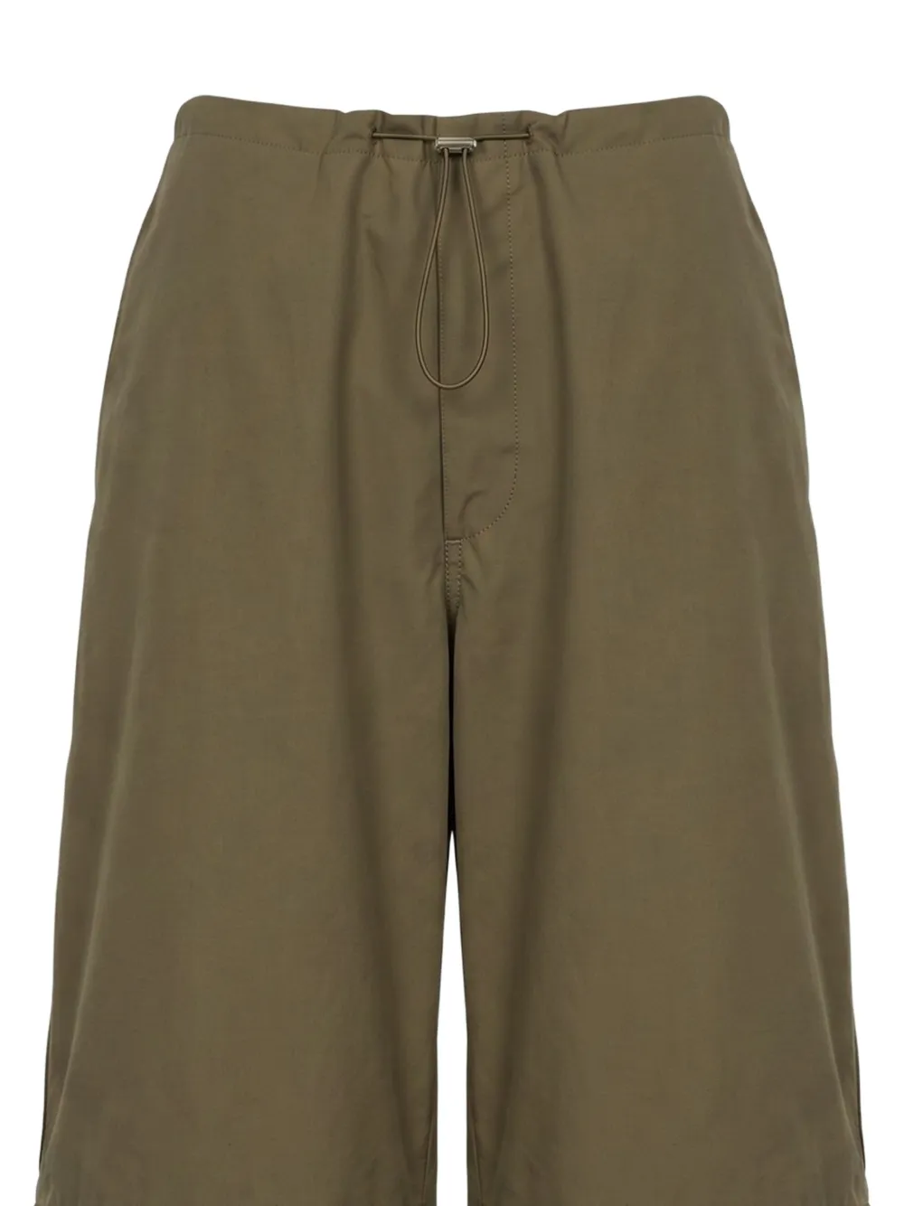Agolde Coulson Drawstring-waist Panelled Track Pants in Green, view 2