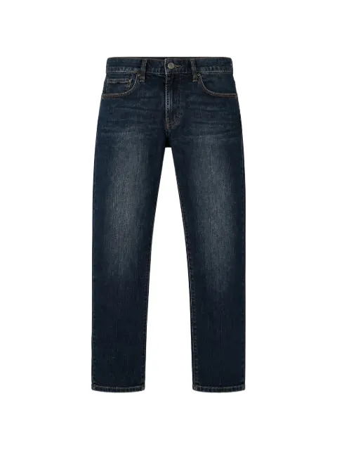 Emporio Armani faded straight-leg jeans