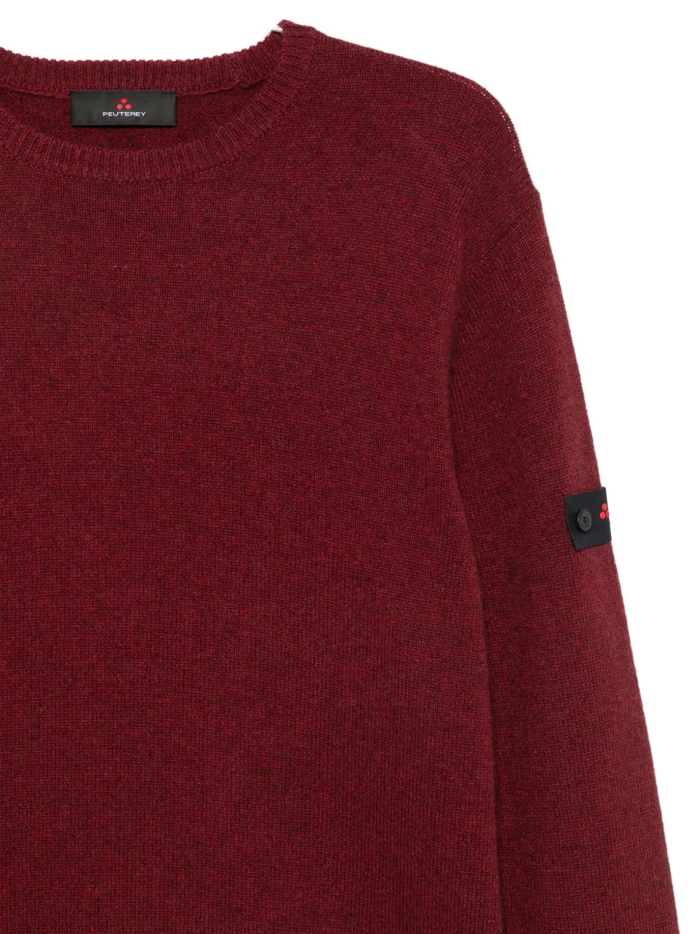 Peuterey Sweater met logopatch Rood