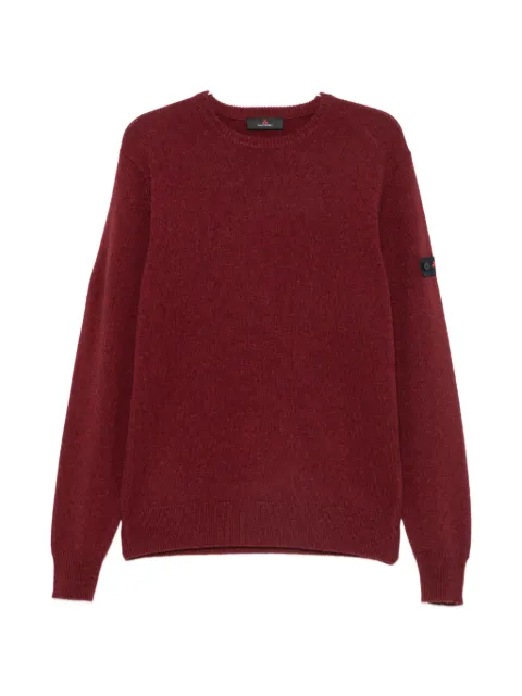 Peuterey logo-patch crew-neck sweater