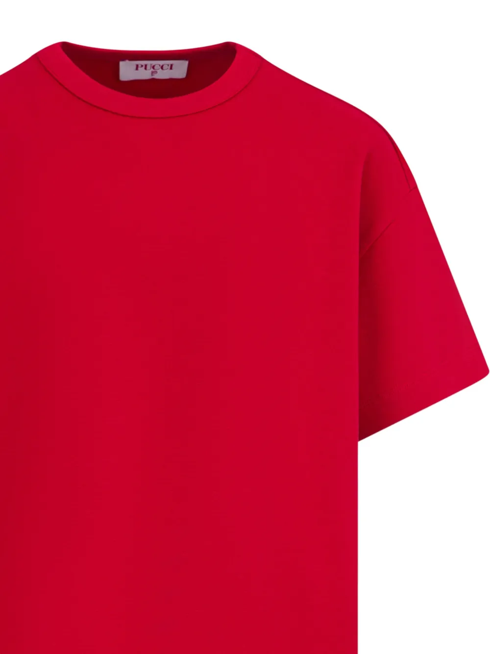 PUCCI Junior Jurk met Marmo-print Rood