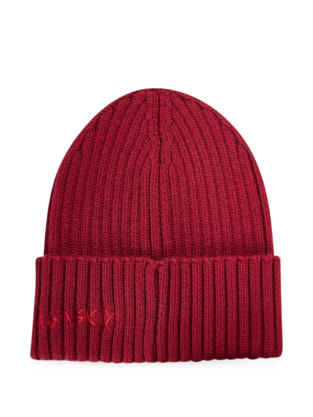 Ruslan Baginskiy ribbed-knit beanie hat Rood