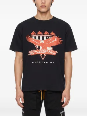 44 LABEL GROUP AAA graphic-print T-shirt | Black | FARFETCH