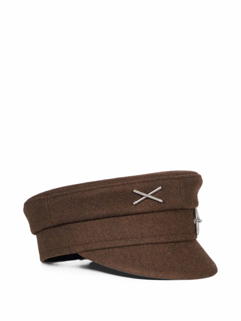 Ruslan Baginskiy logo-plaque linen baker boy hat Bruin
