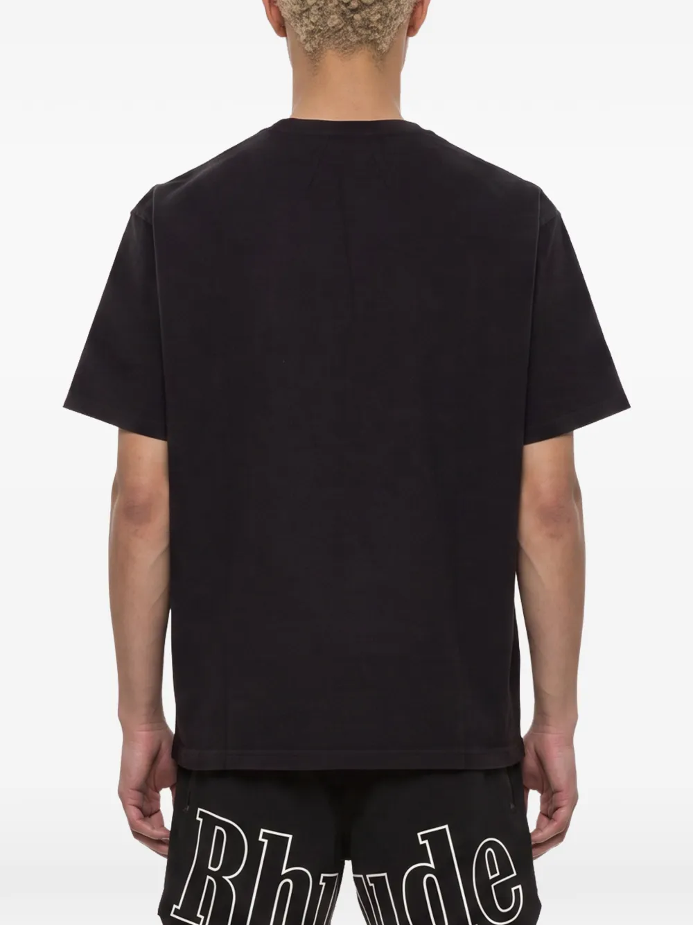 RHUDE T-shirt met logoprint Zwart