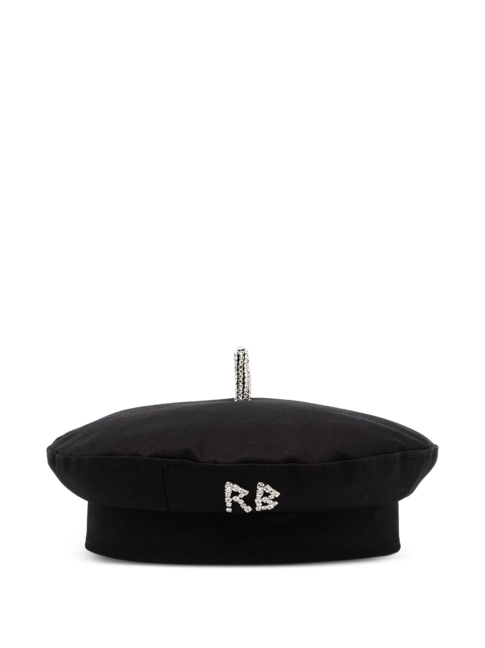 Ruslan Baginskiy crystal-embellished beret - Nero