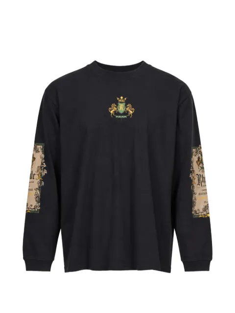 RHUDE crest-print long-sleeve T-shirt