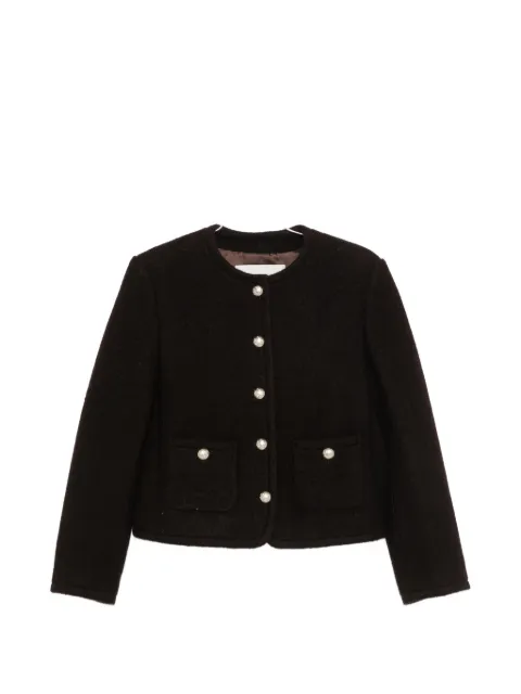 DUNST button-up collarless jacket