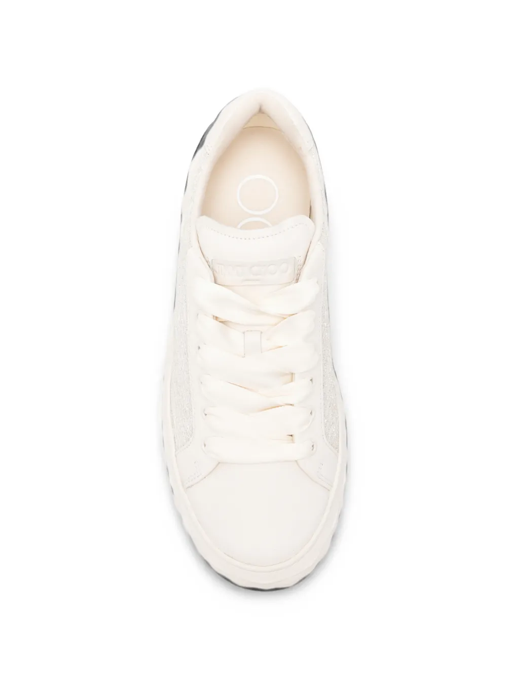 Jimmy Choo Diamond Light Maxi lace-up sneakers Beige
