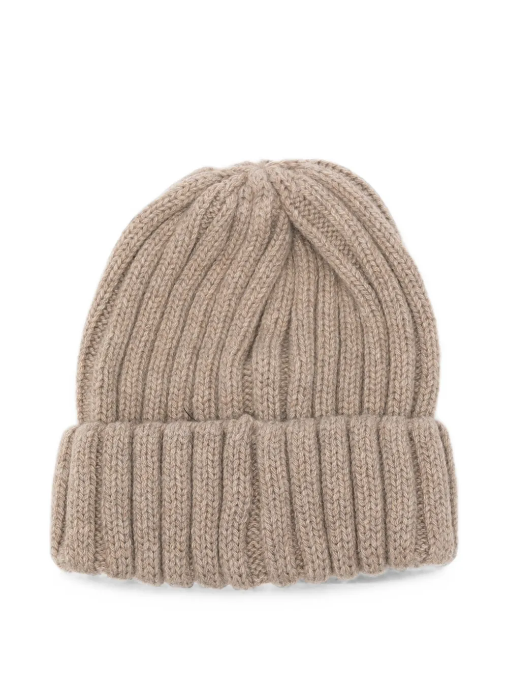 Borsalino Hill ribgebreide muts Beige