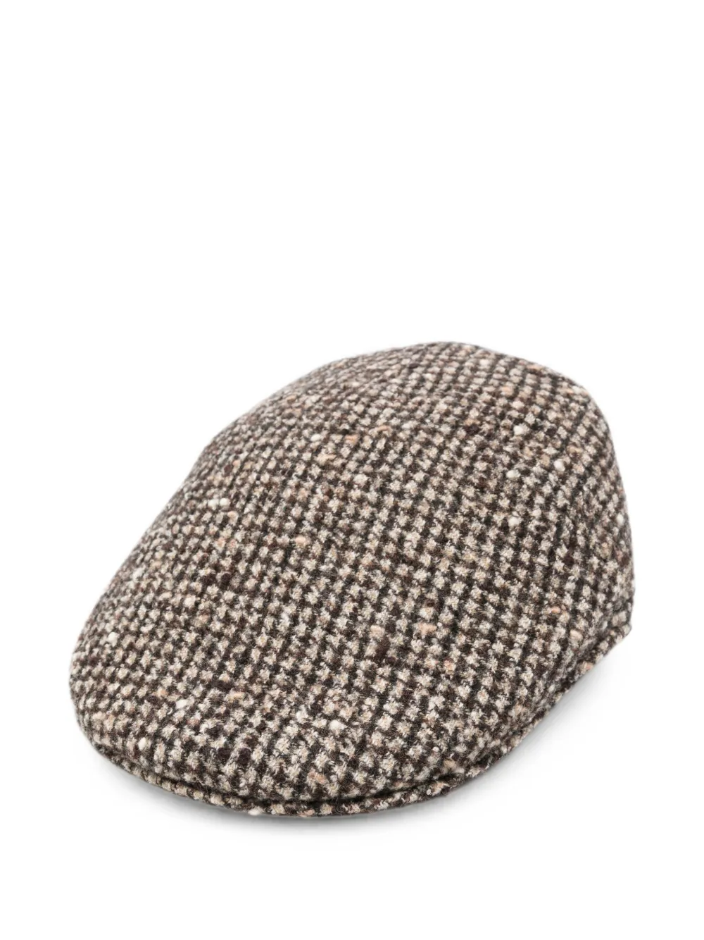 Borsalino Parigi check-pattern hat - Marrone