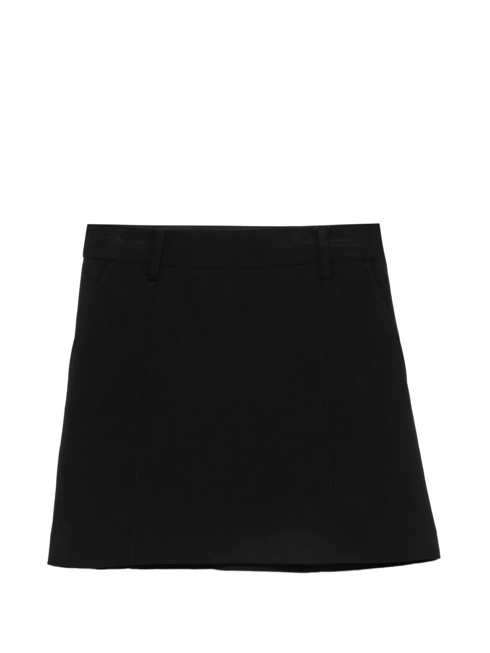 DUNST A-line mini skirt - Nero