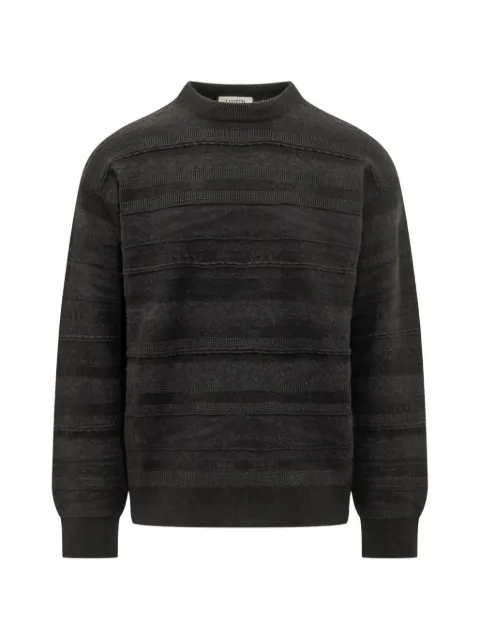 Laneus crew-neck striped sweater