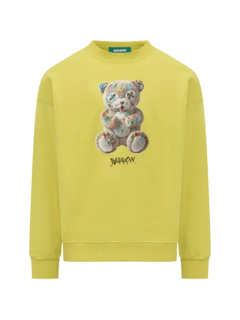 BARROW teddy-bear print sweatshirt