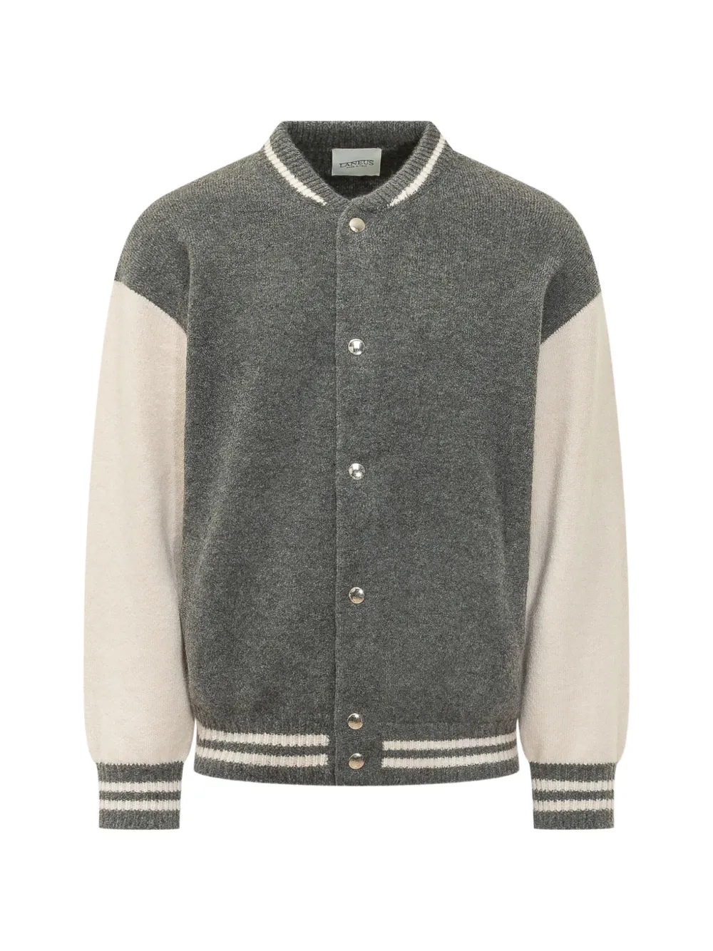 Laneus colour-block knitted jacket | Grey | Image 1