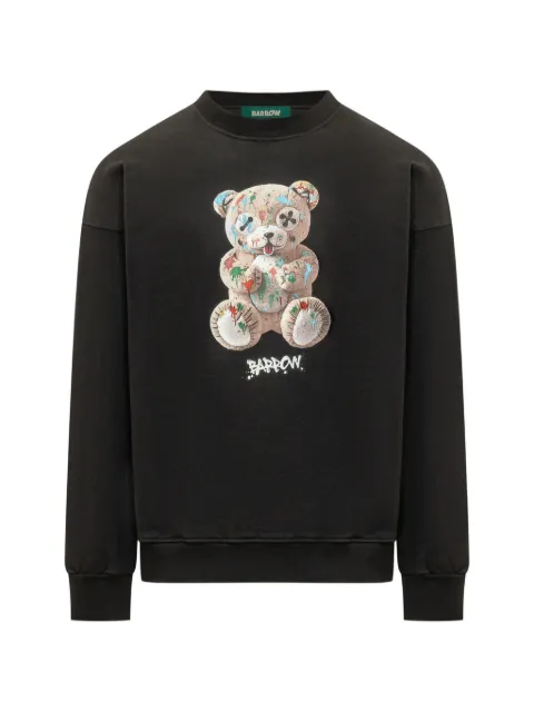 BARROW teddy-bear print sweatshirt