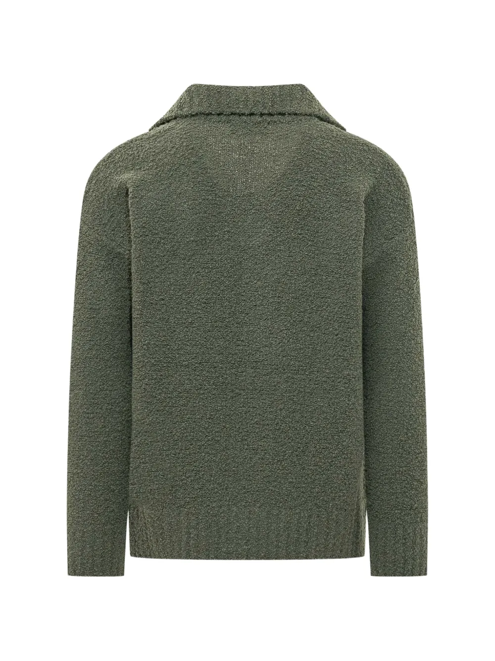 Laneus Sweater met polokraag Groen