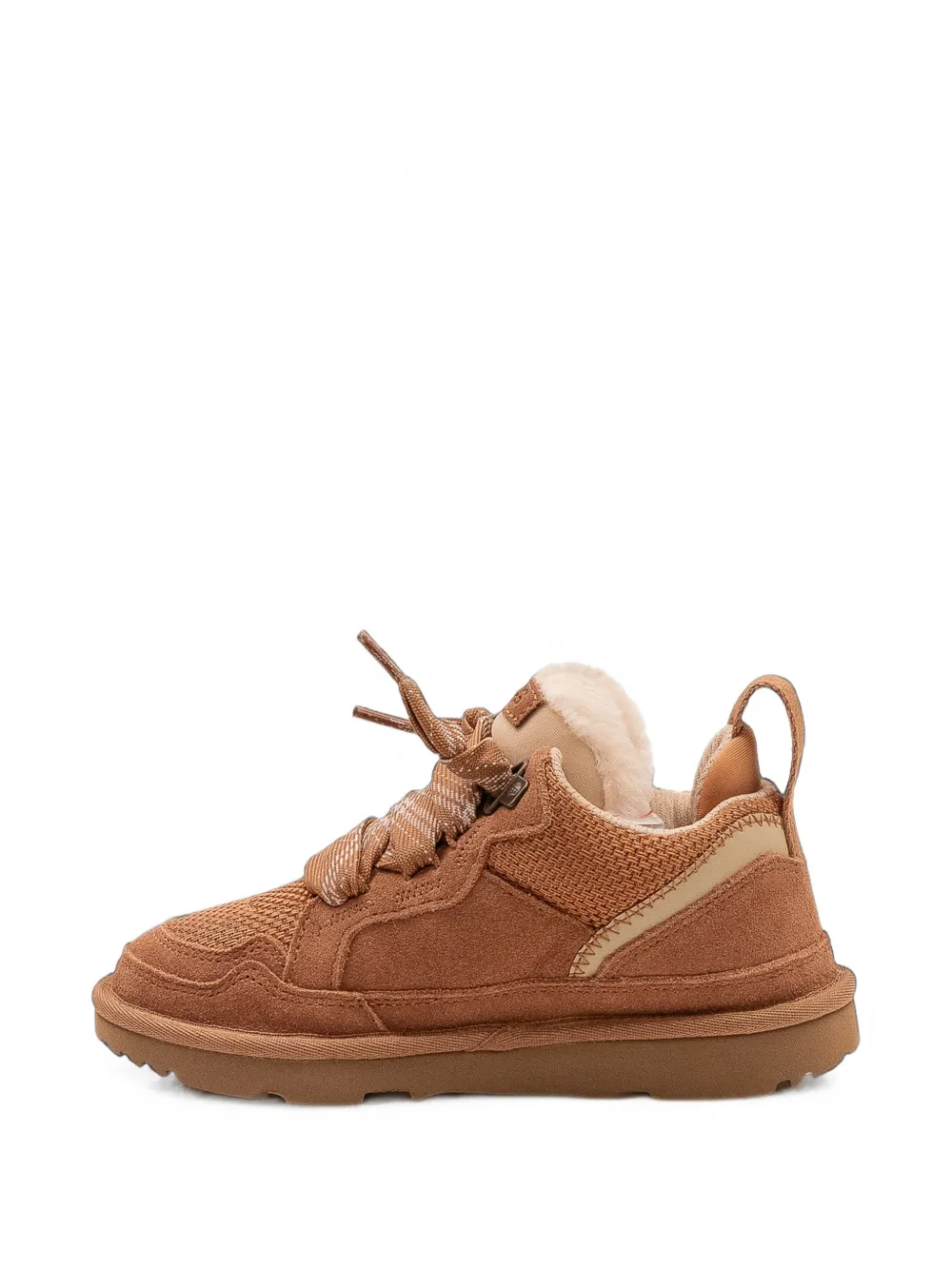 UGG Kids Lowmel round-toe low-top trainers Bruin