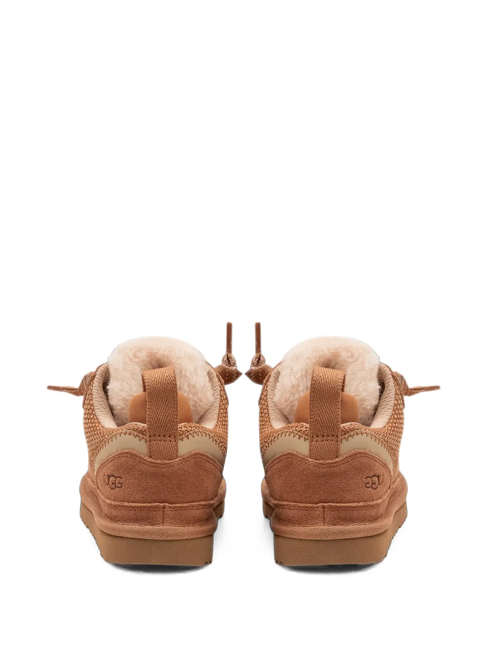 UGG Kids Lowmel round-toe low-top trainers Bruin