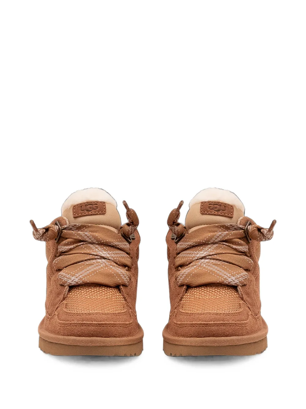 UGG Kids Lowmel round-toe low-top trainers Bruin