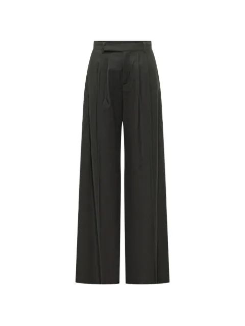 LE SULLY STUDIO pleated wide-leg trousers