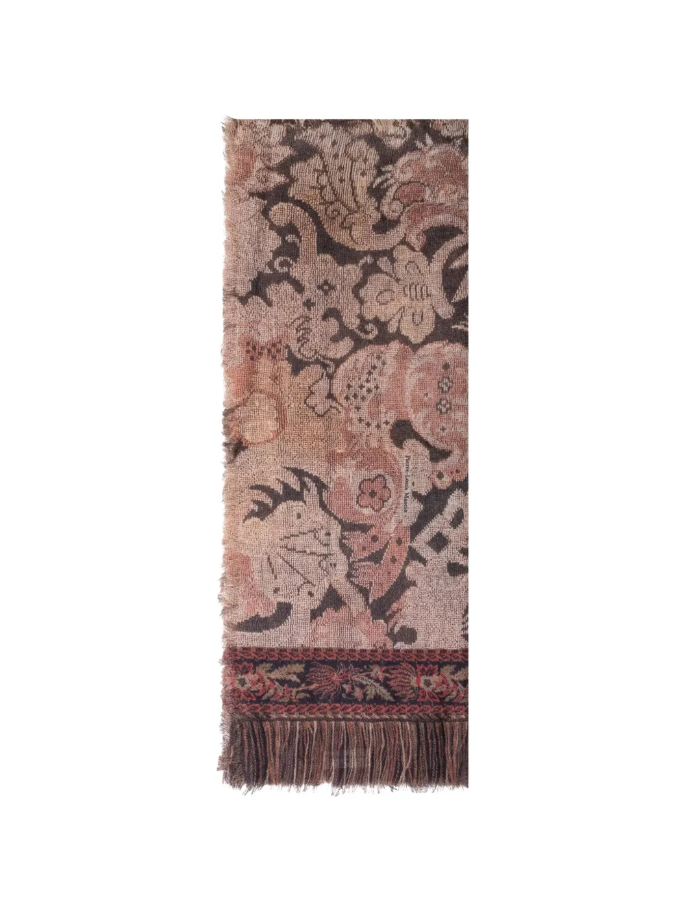 Pierre-Louis Mascia Euclide floral-print scarf - Toni neutri