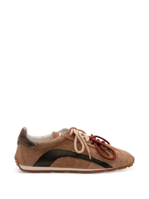 DSQUARED2 double-lace suede sneakers