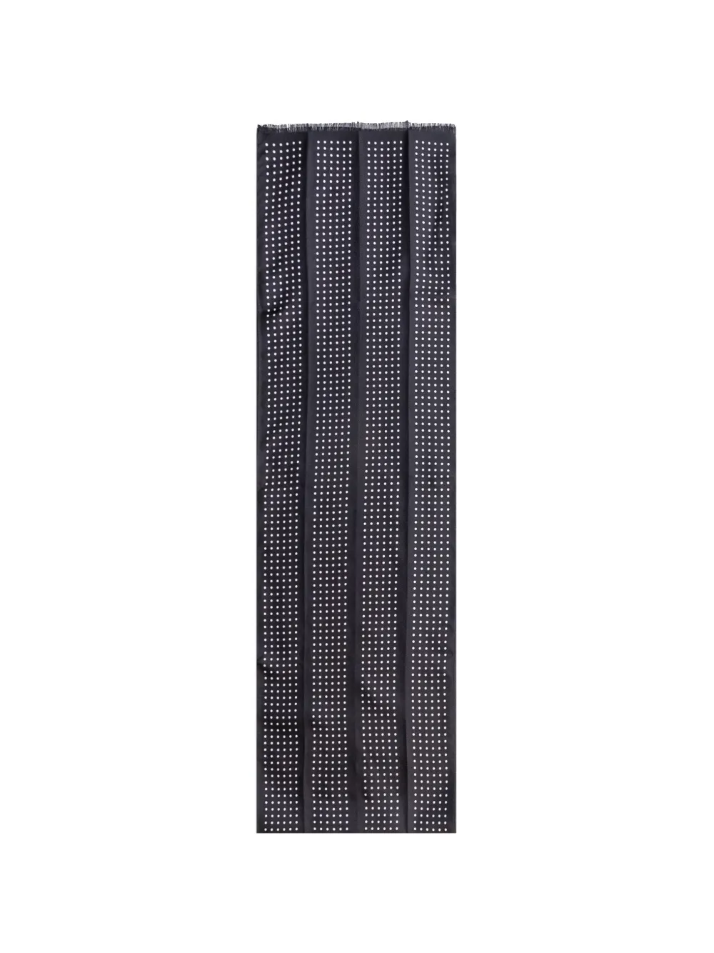 TOM FORD polka-dot fringed scarf Zwart