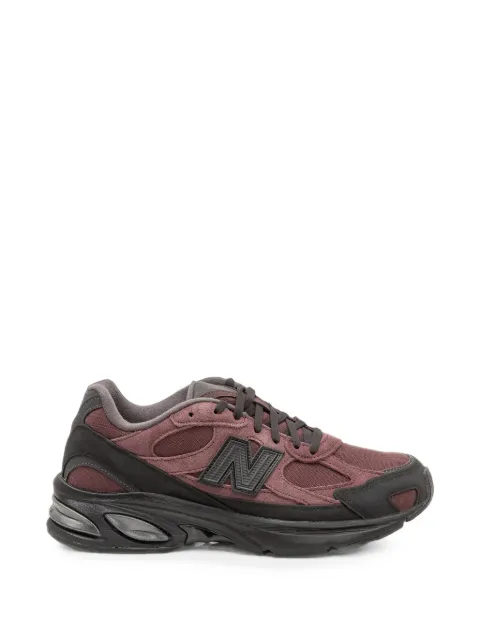 New Balance logo-patch panelled sneakers